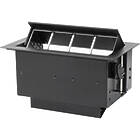 Extron Cable Cubby F55 Cable Cubby F55 unpopulated for double, full and half size Flex55 modules, finished in Black