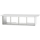 Extron Cable Cubby F55 UT Under-Table Enclosure for AV Connectivity, Remote Control, and Power. Finished in white.