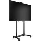 Multibrackets 0020 M Motorised  Floorstand XL 150kg Black|Monitor Trolley Front View product image
