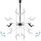 Multibrackets 0143 M VESA Flexarm Thin Black Large|Tilt & Swivel Monitor Wall Mount product image