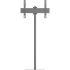 Multibrackets 0147 M Single Pole Floormount Pro VESA 600 Bolt-down Monitor Stand Front View product image