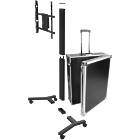 Multibrackets 0292 M Public Display Stand 180 Single|Monitor Trolley with Flight Case ({calcScreenSizeRangeINCH} / {calcMaxLoadText}; VESA {calcVESARange})