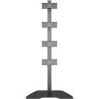 Multibrackets 0321 M Floorstand Column Pro MBFSC4U 180 VESA 75/100 | Multi-monitor freestanding or bolt-down stand Front View product image