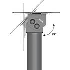 Multibrackets 0549 M Pro Series Single Pole Floorbase|Bolt-down Monitor Stand product image