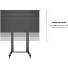 Multibrackets 2753 M Public Display Stand 210 Dual Pillar Wheelbase Black product image