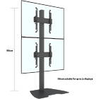 Multibrackets 4103 M Floorstand Column Pro MBFSC1U 180 | Bolt-down Micro Adjustable Monitor stand product image