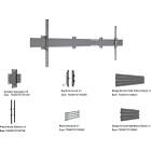 Multibrackets 9870 M Wallmount Pro Fixed Non-tilting Monitor Wall Mount product image