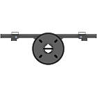 Multibrackets 9931 M Floor to Ceiling Mount Pro MBFCUP 600 Top View product image