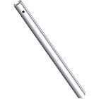 Unicol 500SSC 500mm mild steel chrome finished column (Predrilled with ⌀11mm through holes at 35mm each end for ceiling suspension)