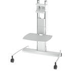 Unicol AVLT1B Avecta   Low Level Monitor trolley finished in white product image