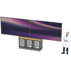 Unicol AVRTHD3 Dual Monitor Mount with Triple AV Cabinet Trolley product image