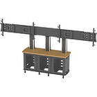 Unicol AVRTHD3 Dual Monitor Mount with Triple AV Cabinet Trolley product image