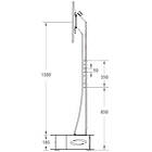Unicol AX16P Axia High Level Monitor Plinth Stand with Locking Cabinet product image