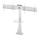 Unicol AXC15BD Axia  Dual TV/Monitor High Level Bolt-Down Stand finished in white product image