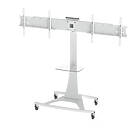 Unicol AXC15T Axia  Dual TV/Monitor High Level Trolley finished in white product image