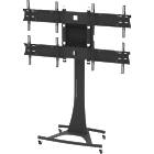 Unicol AXM20T31 {calcProductGroup} Heavy Duty 2×2 Monitor Trolley ({calcScreenSizeRangeINCH}/ Max{calcMaxLoadText}; VESA {calcVESARange}; {calcScreenCentreHeightMaxCM} Height to Screen Centre)
