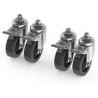 Unicol BC10X4 4 × 10cm Heavy duty braked castors (bolt fitted)