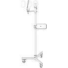 Unicol CS2000 Fixed Single Column Studio Camera Trolley with Shelf product image