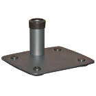 Unicol ESF {calcWidthDepthCM} Compact bolt-down base for single column Unicol monitor stand
