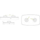 Unicol FP8 246×143mm Twin Column Base Plate product image
