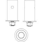 Unicol MSP1X2 2 × Bolt On Peg for Unicol Gantry Mounts product image