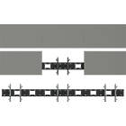 Unicol MV355 ScreenRail 3×3 video wall mounting system for 55″ monitors product image