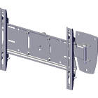 Unicol PLS1X3 Panarm Heavy Duty Single Arm Swing-out PZX1 Monitor Wall Mount finished in silver product image