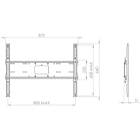 Unicol PZX5 Pozimount Non-tilting Wall Mount for Monitors/TVs product image