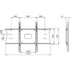 Unicol PZX9 Pozimount Non-tilting Wall Mount for Monitors/TVs product image