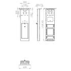 Unicol RFWSH-HD Rhobus Heavy Duty Floor-to-Wall Monitor Stand product image