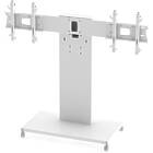 Unicol RH200 Rhobus Premium Dual Monitor/TV trolley finished in white product image