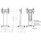 Unicol RHL100 Rhobus Lite Trolley/Stand for TVs and Monitors product image