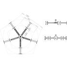 Unicol SG5 5 Screen Spider Gantry Frame product image