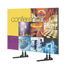 Unicol SIM1 Simplex 3x3 Video wall floor stand for screens around 46″ product image