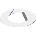 Unicol TD1 Trim disc for suspended ceilings; finished in white. Use with 500/1000/2000. product image
