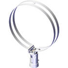 Unicol TM530 20–195mm Diameter Pipe Clamp finished in white product image