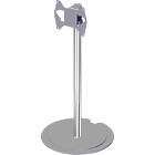 Unicol TVL1 Tevella Small TV/Monitor Upright Plinth Stand for screens up to 32 inches finished in silver product image
