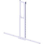 Unicol VCSS9 Sound Bar and Video Conferencing Camera Mount for screens from 71–110″ finished in white product image