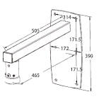 Unicol WB2 Multi-Purpose Wall Bracket Socket Version product image