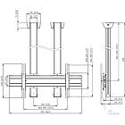 Vogels CD1584B Large TV/Monitor Ceiling Mount  Kit product image