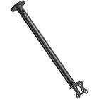 Vogels CT240811B Turning TV/Monitor Ceiling Mount (Up to 32″ / Max 30kg.; VESA 50×50–100×100mm; 1009mm to screen centre; 360° of turn, Black finish)