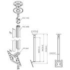 Vogels CT240822B Turning TV/Monitor Ceiling Mount product image