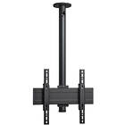 Vogels CT240844B Turning TV/Monitor Ceiling Mount (Up to 65″/ Max 40kg;VESA 100×100–400×400;821mm ceiling to display centre; 360° of turn,  Black finish)