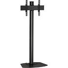 Vogels F2044B TV/Monitor Plinth Floor Stand with Tilt - Black (40–65″/ Max 80kg; VESA 100×100–400×400; 190cm to screen centre; Max Tilt 20deg.)