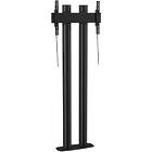Vogels PFF 7070B Connect-it Bolt down plate for twin columns, finished in black product image