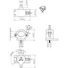 Vogels PUC 1051 Connect-it Truss adapter large for 50mm tube product image