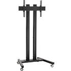 Vogels TD1864B {calcProductGroup} Height Adjustable Monitor Trolley finished in {StandardColour} ({calcScreenSizeRangeINCH} / Max {calcMaxLoadText}; VESA {calcVESARange}; {DegTilt} Tilt; **{calcScreenCentreHeightMaxCM} to screen centre**)