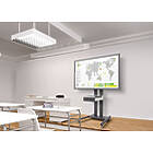 Vogels TD1884B Connect-It Trolley Height Adjustable Monitor Trolley finished in Black product image