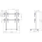 Vogels TVW2255 2×2 Video Wall Trolley product image