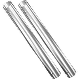 2×1000mm mild steel chrome finished column